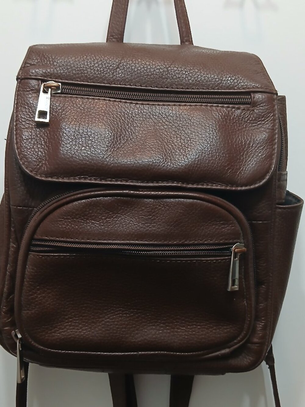 Roma Leather Backpack🤎 - Picture 1 of 10